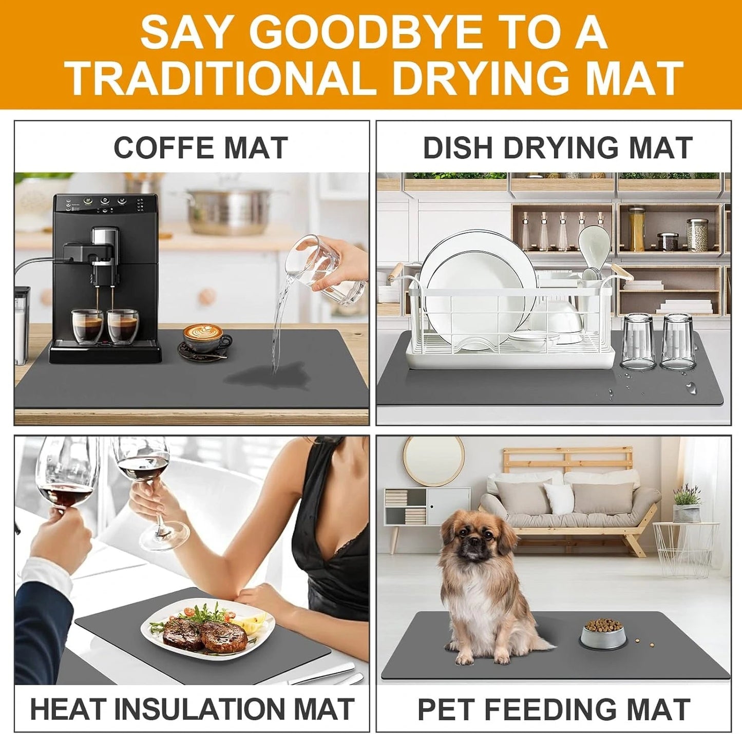 Complete Sink Protection Bundle – Organize, Dry & Stay Splash-Free