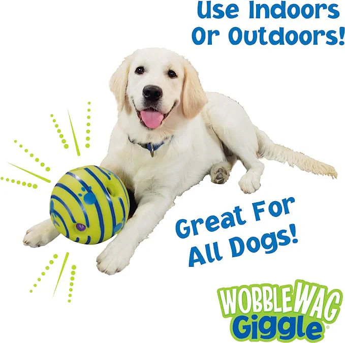 Wobble Wag Giggle ball Interactive Dog Toy - As seen on TV