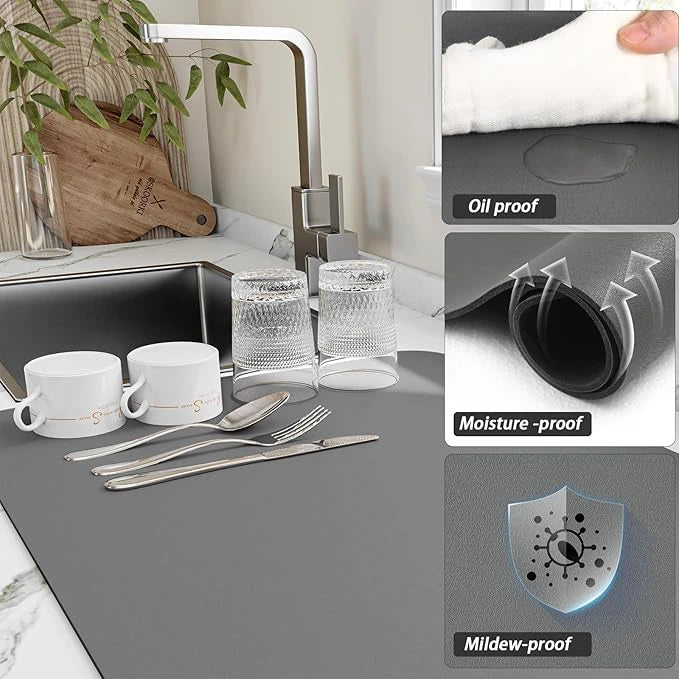 Complete Sink Protection Bundle – Organize, Dry & Stay Splash-Free