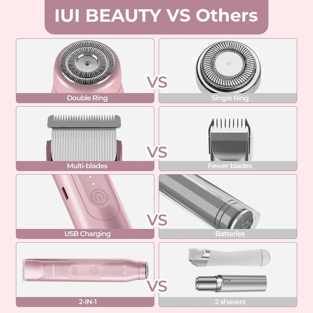 2-in-1 Painless Women Hair Trimmer 🔥Today Big Deals Only