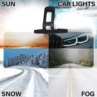 Anti-Glare Driving Visor for Sun Glare & Snow Blindness