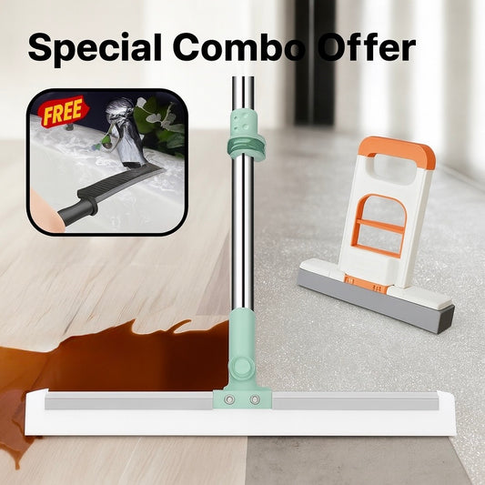 Flexiwipe Multifunctional Mop & Mini Mop Combo + FREE Gap Cleaning Brush 🎁