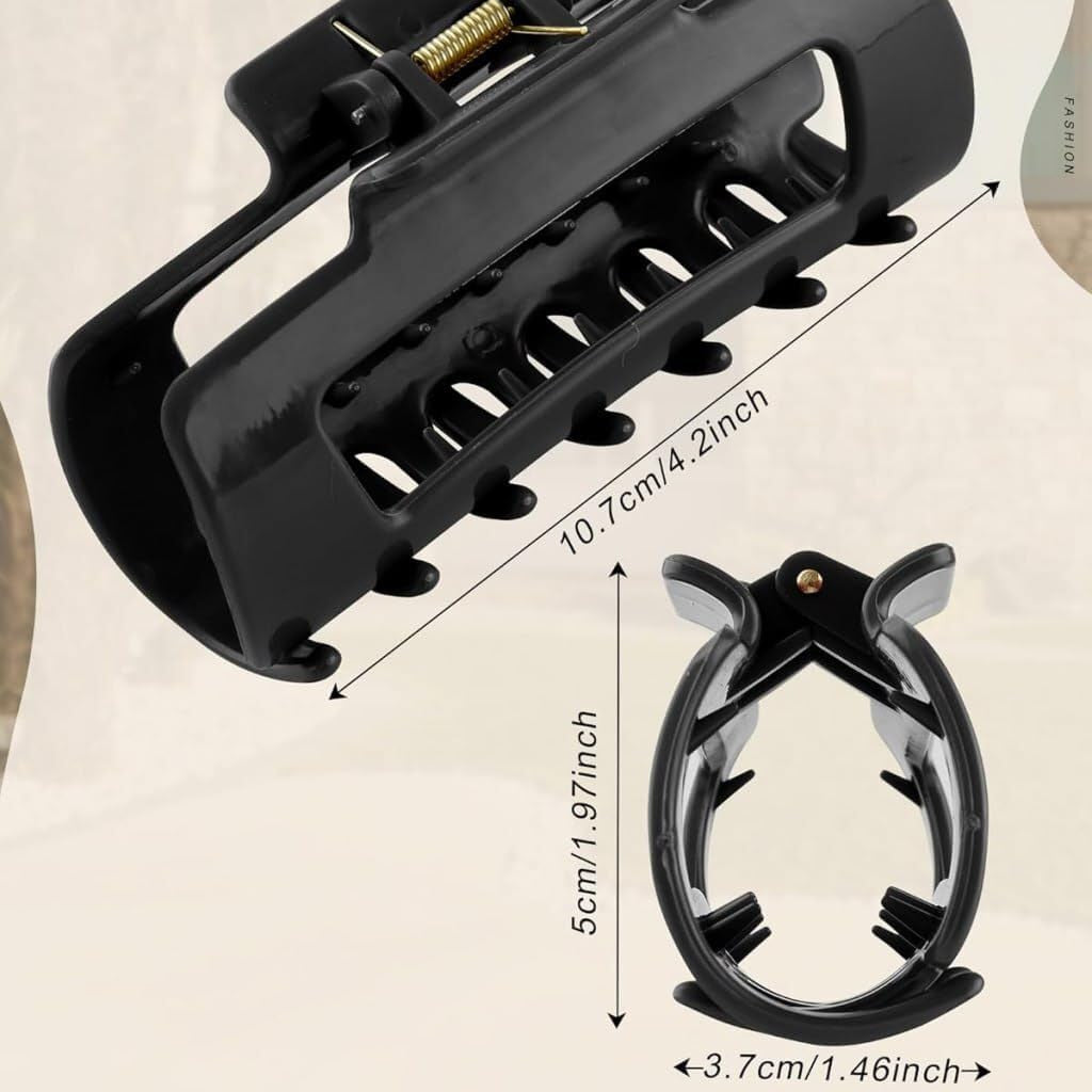 Flexiclip flexible Silicone Claw Clips for Women