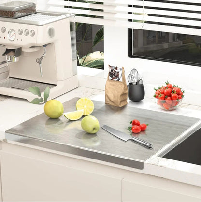 Multi-Purpose Stainless Steel Cutting Board (45 cm length) big size