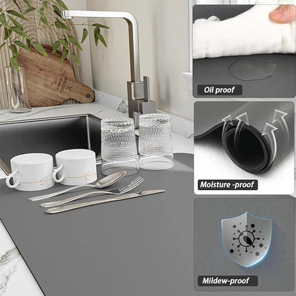 Complete Sink Protection Bundle – Organize, Dry & Stay Splash-Free