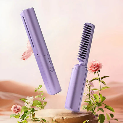 2 in 1 Rechargeable Hair Straightener