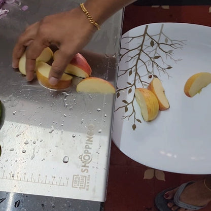 Multi-Purpose Stainless Steel Cutting Board (45 cm length) big size