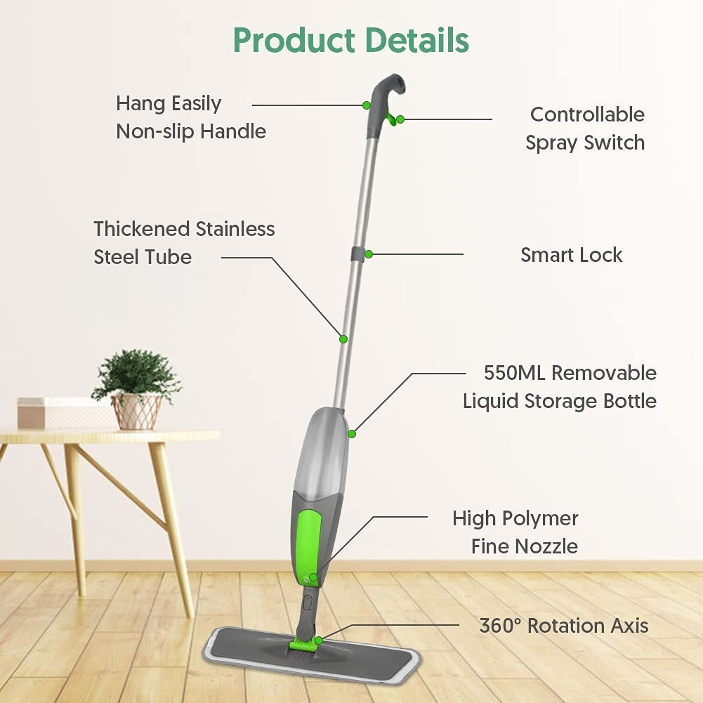 Microfiber Spray mop floor cleaner