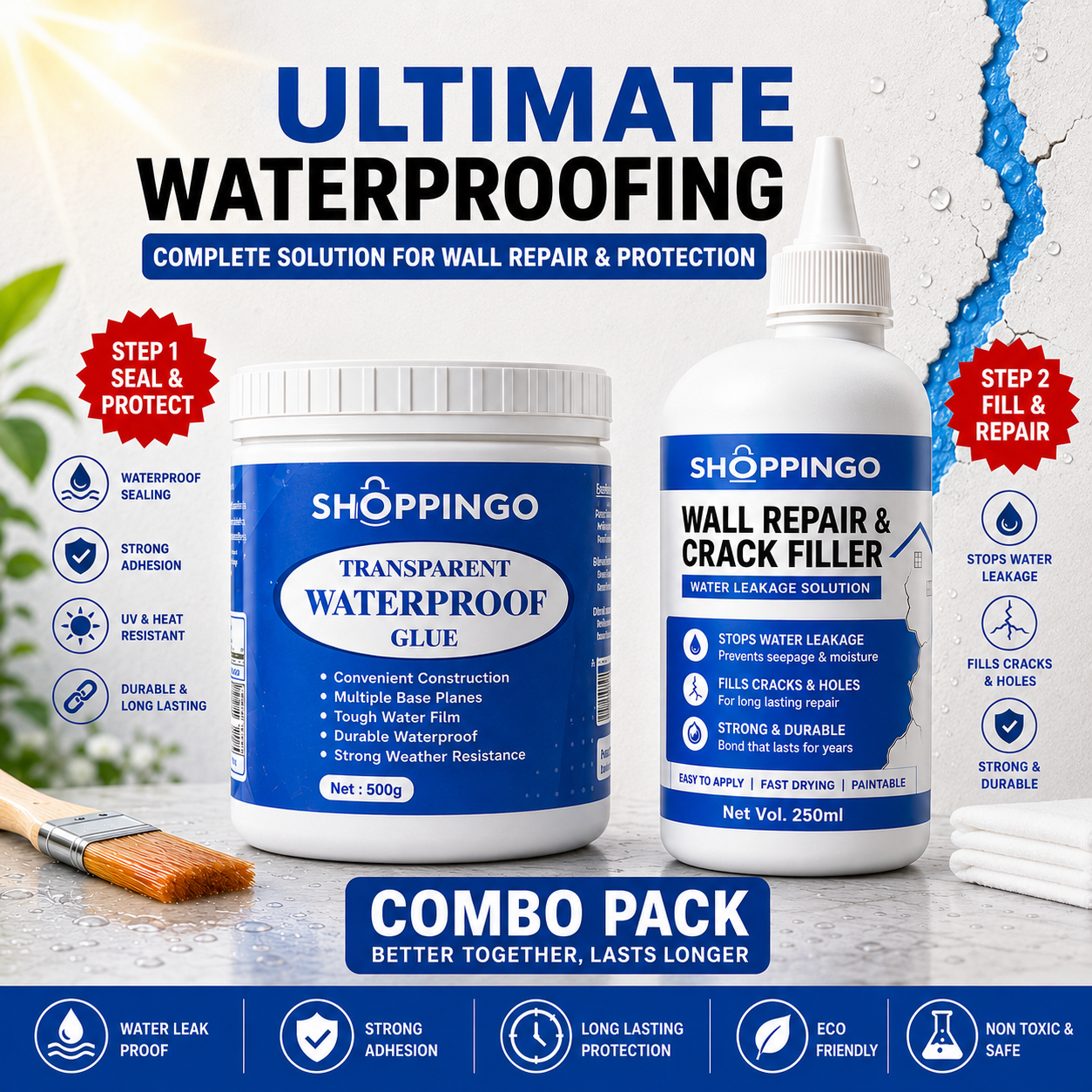 Shoppingo™ Complete Waterproofing Solution