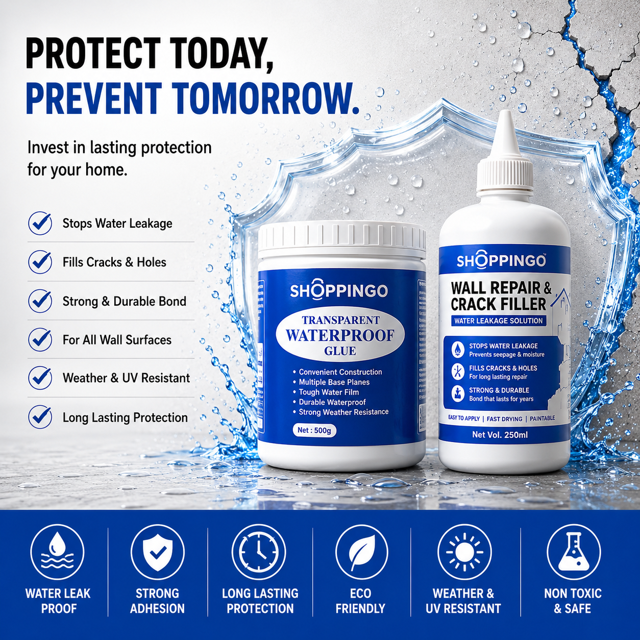 Shoppingo™ Complete Waterproofing Solution