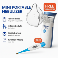 PulmoCare™ Mesh Nebulizer PRO 2.0 + Free thermometer