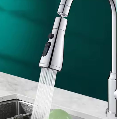 3-Function Pull Down Kitchen Faucet – 360° Rotating Sink Sprayer Tap