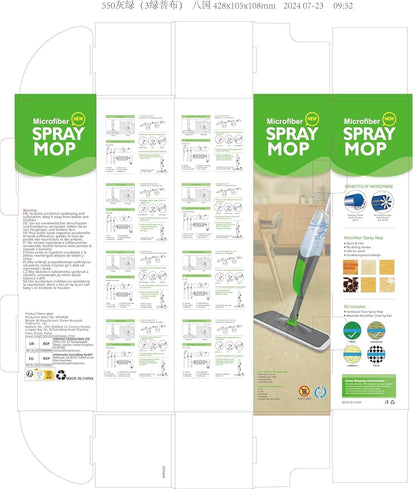 Microfiber Spray mop floor cleaner