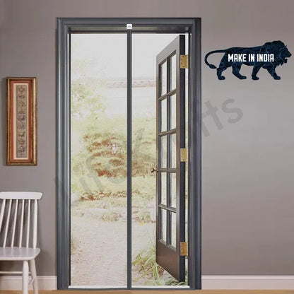 Magnetic Mosquito Screen Door Net Curtain with Magnets Reinforced Polyester Mesh Curtain
