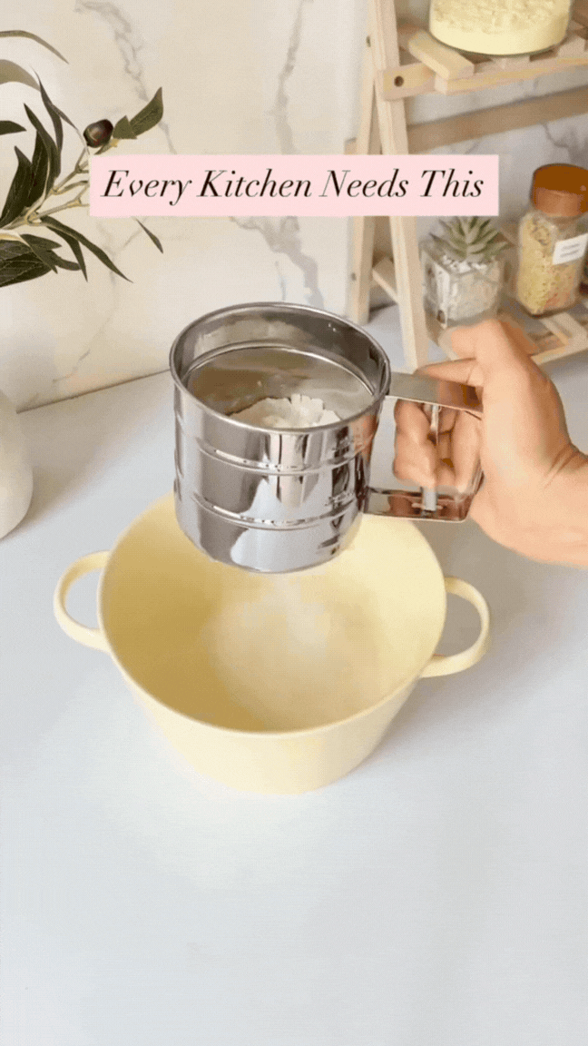 Hand Press Atta Chalni | Large Capacity | Rust-Resistant & Durable