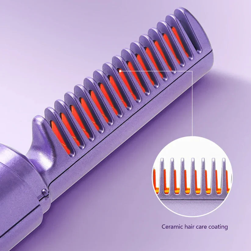 2 in 1 Rechargeable Hair Straightener
