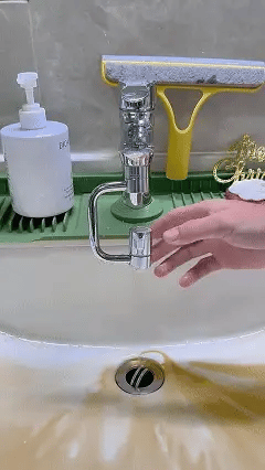 🏷🎉 Rotatable Faucet Aerator Extension with 2 Splash Modes 💦, Free Install Kit 🎁