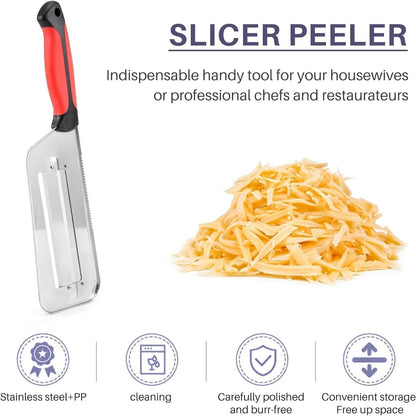 2 Model Stainless Steel 2-In-1 Blade Vegetable Shredder