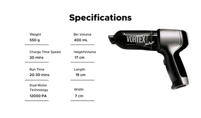 Wireless Powerful Car Vacuum Cleaner